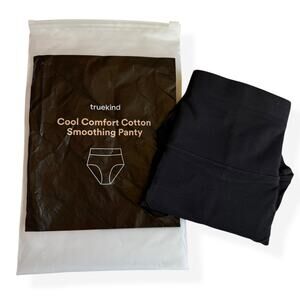 New truekind Black Cool Comfort Cotton Smoothing Panty Large